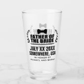 Aangepaste vader van de bride glas (Voorkant)