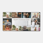 Aangepaste Vaderdag Beste papa ooit fotocollage Bureaumat (Keyboard & Muis)