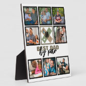 Aangepaste vaderdag Beste vader van foto's van fot Fotoplaat (Zijkant)