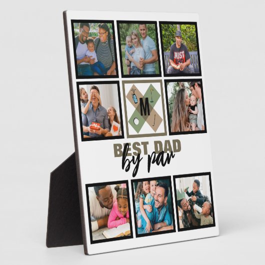 Aangepaste vaderdag Beste vader van foto's van fot Fotoplaat (Zijkant)