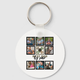 Aangepaste vaderdag Beste vader van foto's van fot Sleutelhanger