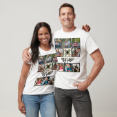 Aangepaste vaderdag Beste vader van foto's van fot T-shirt (Unisex)