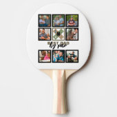 Aangepaste vaderdag Beste vader van foto's van fot Tafeltennisbatje (Voorkant)