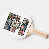 Aangepaste vaderdag Beste vader van foto's van fot Tafeltennisbatje (Zijkant)