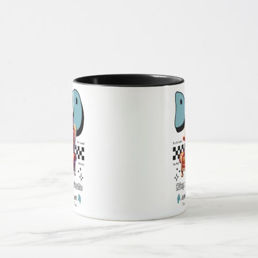 Aangepaste vaderdag cadeau, papa eend mok (Midden)