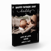 Aangepaste Vaderdag Cute Minimal Cute Fotoblokken (Links)