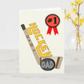 Aangepaste Vaderdag / Dad Verjaardag Wenskaart Kaart (Gele Bloem)