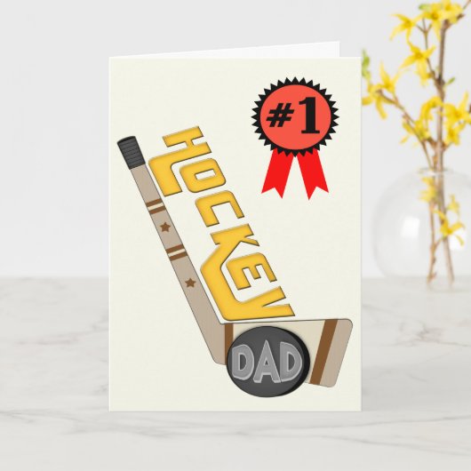 Aangepaste Vaderdag / Dad Verjaardag Wenskaart Kaart (Gele Bloem)