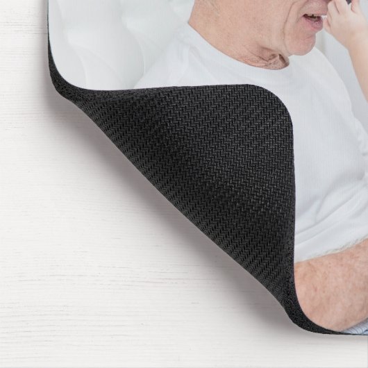 Aangepaste Vaderdag Foto beste opa ooit Muismat (Hoek)