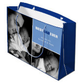 Aangepaste Vaderdag Foto Beste vader ooit Grote Ca Groot Cadeauzakje (Achterkant Gekanteld)