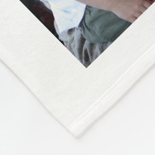 Aangepaste Vaderdag Foto Collage Beste papa ooit Fleece Deken (Hoek)