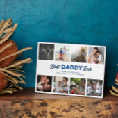 Aangepaste Vaderdag Foto Collage Beste papa ooit Fotoplaat