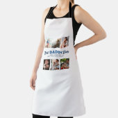 Aangepaste Vaderdag Foto Collage Beste papa ooit Schort (Insitu)