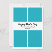 Aangepaste Vaderdag Foto Collage kaart (Voorkant)