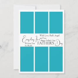Aangepaste Vaderdag Foto Collage kaart