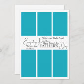 Aangepaste Vaderdag Foto Collage kaart (Voorkant / Achterkant)