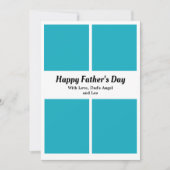 Aangepaste Vaderdag Foto Collage kaart (Voorkant)