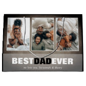 Aangepaste Vaderdag foto grote cadeau Groot Cadeauzakje (Voorkant)