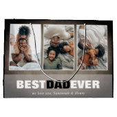 Aangepaste Vaderdag foto grote cadeau Groot Cadeauzakje (Achterkant)