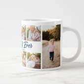 Aangepaste Vaderdag fotocollage Best Papa Ever G Grote Koffiekop (Rechts)