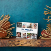 Aangepaste Vaderdag fotocollage beste papieren ooi Fotoplaat (Zijkant)