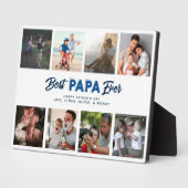 Aangepaste Vaderdag fotocollage beste papieren ooi Fotoplaat (Zijkant)