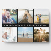 Aangepaste Vaderdag fotocollage Fotoplaat (voorkant)