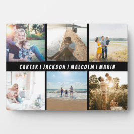 Aangepaste Vaderdag fotocollage Fotoplaat