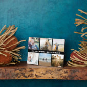 Aangepaste Vaderdag fotocollage Fotoplaat (Zijkant)