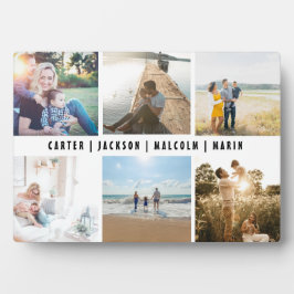 Aangepaste Vaderdag fotocollage Fotoplaat