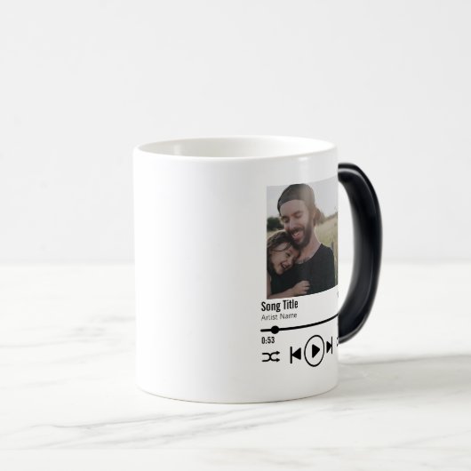 Aangepaste Vaderdag fotolijst Magische Mok (Voorkant rechts)