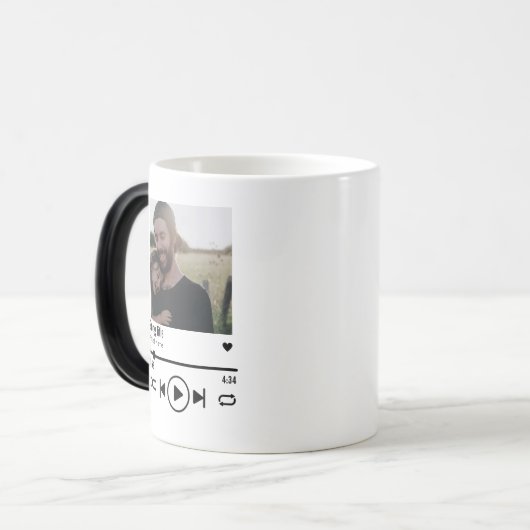 Aangepaste Vaderdag fotolijst Magische Mok (Voorkant links)