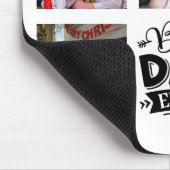 Aangepaste vaderdag Gift BEST DAD Photo Collage Muismat (Hoek)