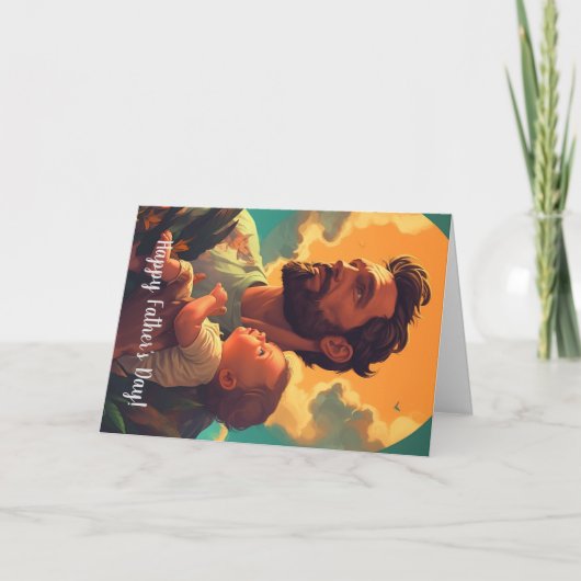 Aangepaste Vaderdag Kaart (Voorkant)