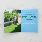 Aangepaste Vaderdag-Kaarten | Gras is niet groener Kaart (Binnen)