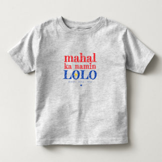 🇵🇭 Aangepaste Vaderdag Lolo voor Filipino's Kinder Shirts