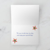 Aangepaste Vaderdag met sterren en hart Kaart (Binnen)