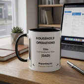 Aangepaste Vaderdag Pet Dad 2-Foto Cadeau Mok