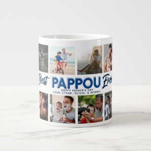 Aangepaste Vaderdag Photo Collage Beste Pappou Ooi Grote Koffiekop