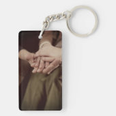 Aangepaste Vaderdag Photo Sleutelhanger (achterkant)