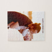 Aangepaste Vaderdag-puzzel – Voeg uw foto en tekst Legpuzzel (Horizontaal)