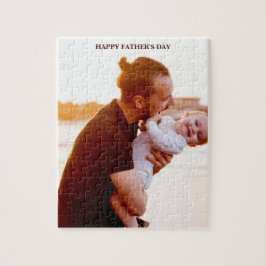 Aangepaste Vaderdag-puzzel – Voeg uw foto en tekst Legpuzzel
