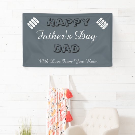 Aangepaste Vaderdag Spandoek (Insitu)