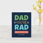 Aangepaste Vaderdag voor pap Kaart (Gele Bloem)