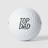 Aangepaste Vaderdag voor topvader Golfballen (Voorkant)
