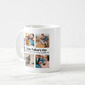 Aangepaste vaders dag 4 foto-collage Beste vader o Koffiemok (Voorkant links)