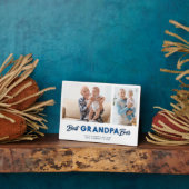Aangepaste vaders Dag Foto Collage Beste opa ooit Fotoplaat (Zijkant)