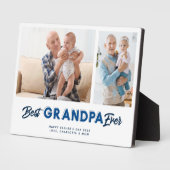 Aangepaste vaders Dag Foto Collage Beste opa ooit Fotoplaat (Zijkant)