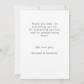 Aangepaste vaders Dag Foto Collage Beste pap Kaart (Achterkant)