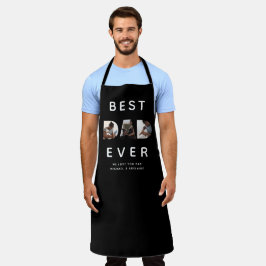 Aangepaste vaders Dag Foto Collage Beste vader ooi Schort